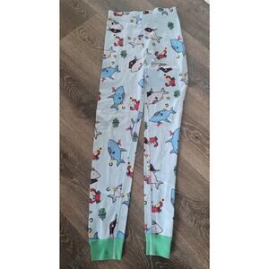 Hanna Andersson Boys Pajama Shark Bottoms‎ Blue size 10 #6